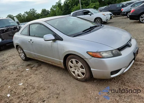 2008 Honda Civic Lx z USA, uszkodzony, nr VIN 2HGFG12648H554258